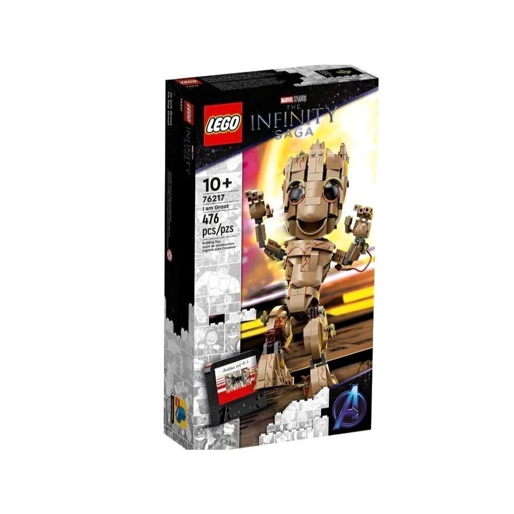 LEGO® 76217 Marvel I am Groot Ages 10+ 476 Pcs